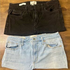 Universal Thread High Rise Skinny Jeans Bundle 2 Pairs Size 12 (31R)‎